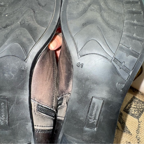 Dorking by Fluchos Brown Leather/ Suede Ankle Boots Size 41 - Picture 13 of 13